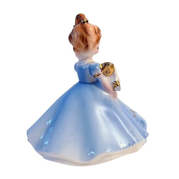 Josef Originals April Birthday Figurine 50s VTG Cottagecore Collectible Vignette - Picture 5 of 12